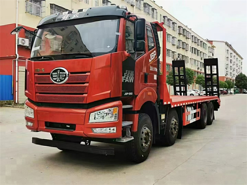 國(guó)六解放J6前四后八平板運(yùn)輸車